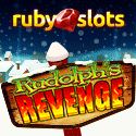Ruby Slots│Christmas│ $50 Free Chip │15 Free Spins Rudolph's Revenge│125X125 Ruby Slots│Christmas│ $50 Free Chip │15 Free Spins Rudolph's Revenge│125X125