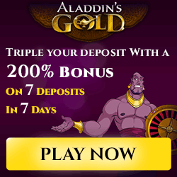Aladdins Gold Casino-200% Bonus