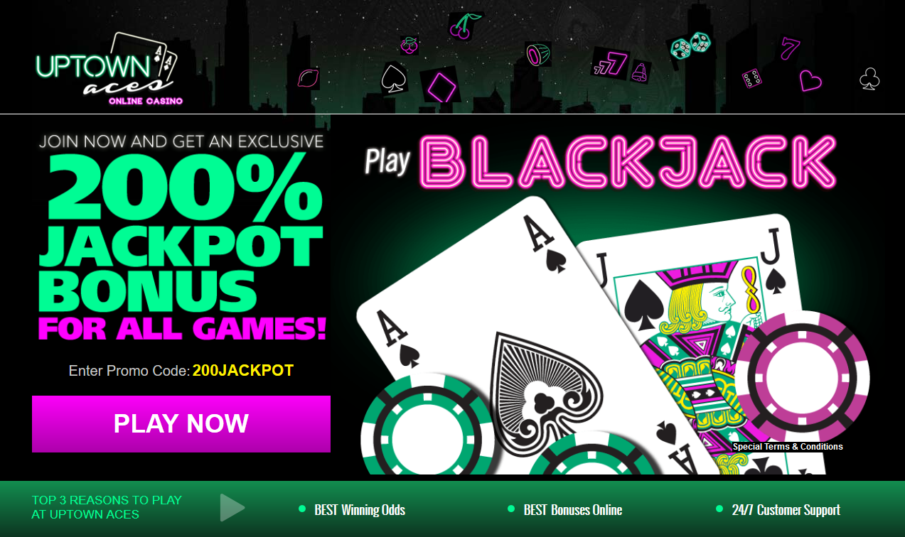 blackjack - Latest Online Casino Games and Slots at Uptown Aces