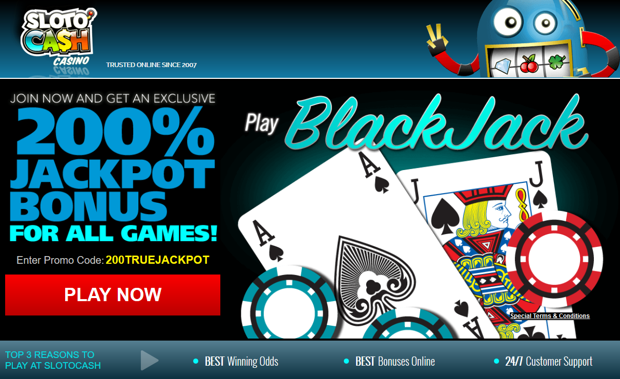 Blackjack - Sloto Cash Casino
