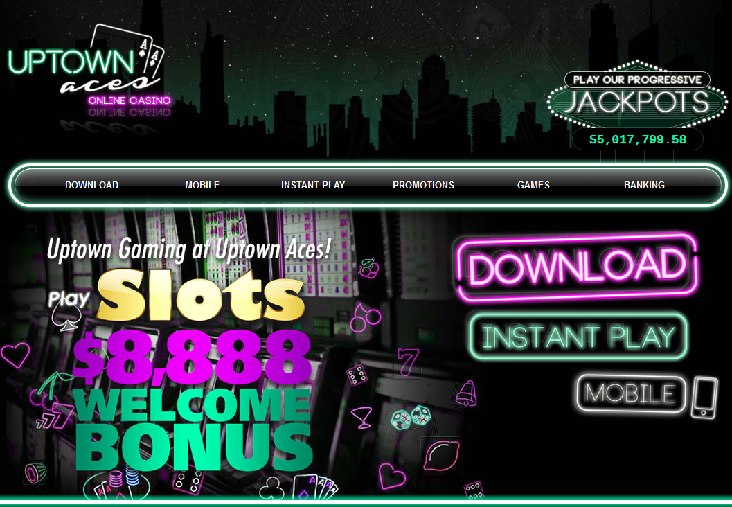 Play
                                Slots - Latest Online Casino Games and
                                Slots at Uptown Aces
