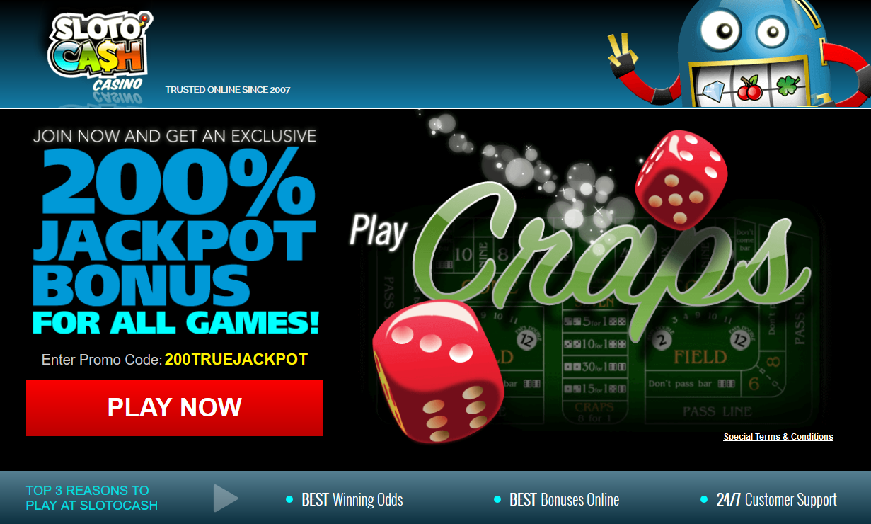 play-craps - Sloto Cash Casino